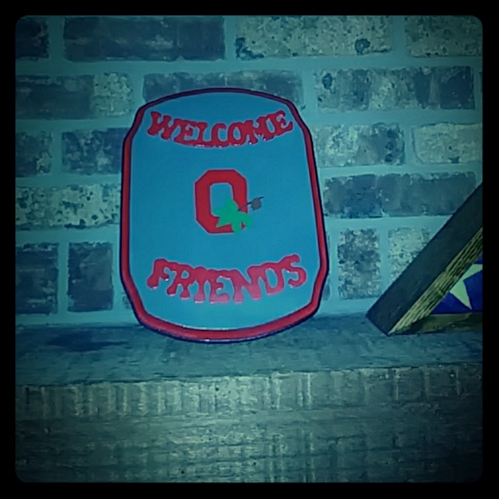 Osu homemade wooden decoration